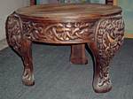 The Carved table from mahogany