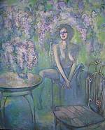 Lilac Hand painted oil painting 