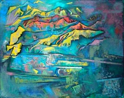 Ностальгия 1 - картина художника Арнольда Лолаева