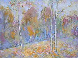 картина Опушка, холст, масло