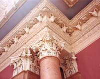 stucco moulding in a interior design